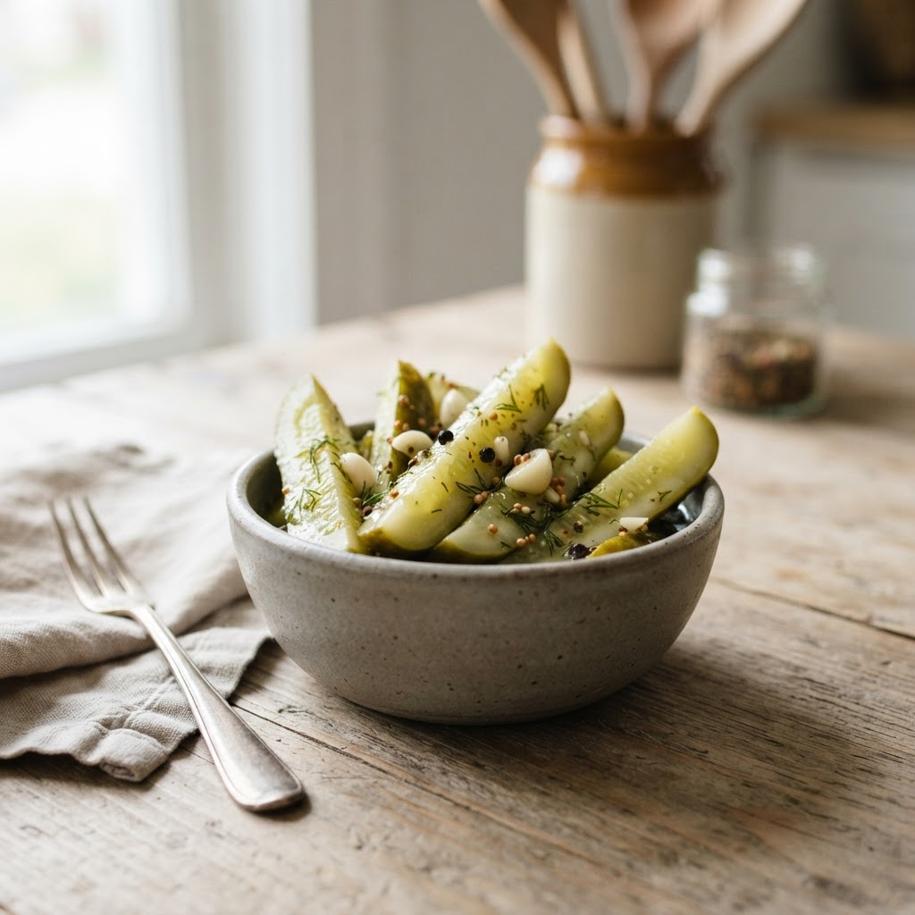 Salt-Brined Pickles