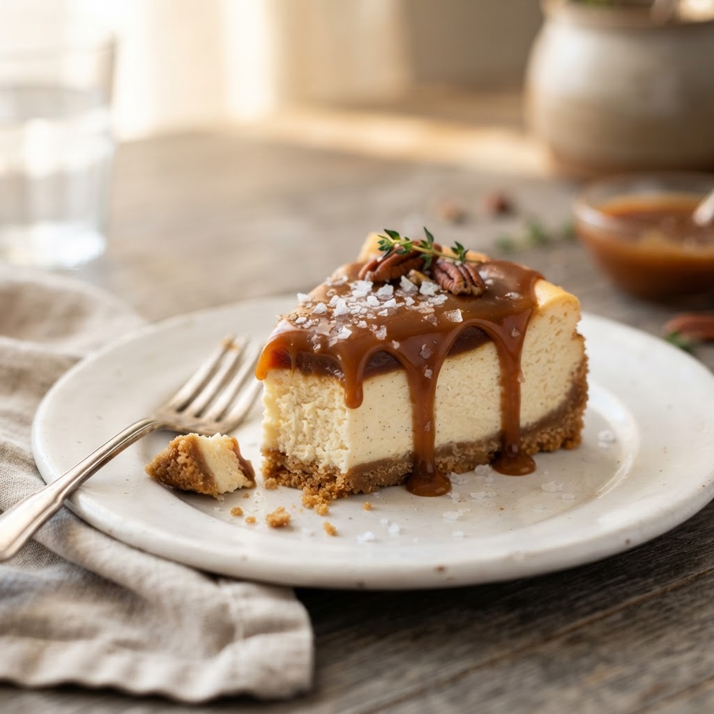 Salted Caramel Cheesecake