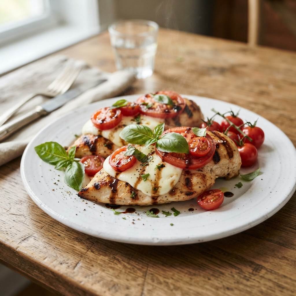 Grilled Chicken Margherita