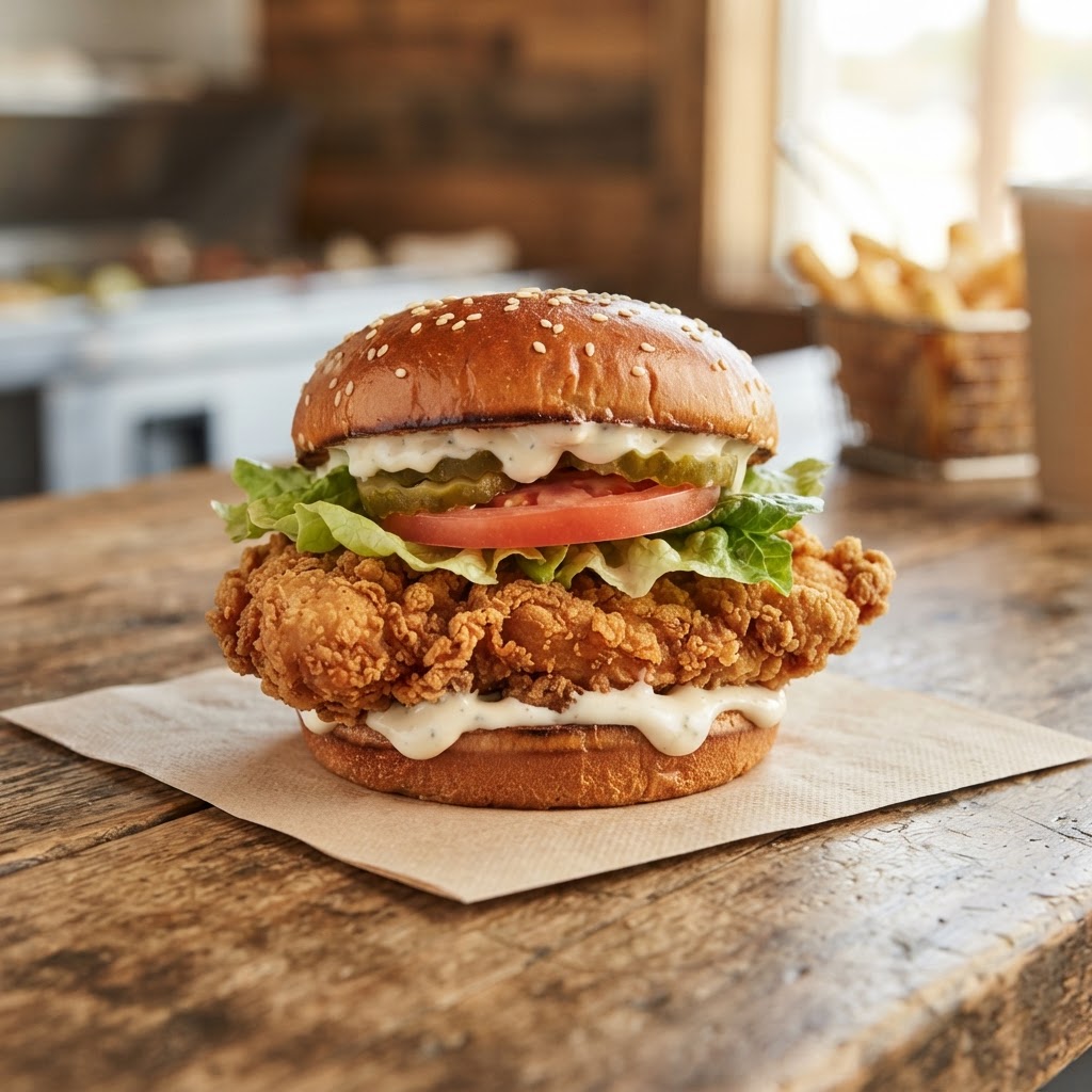 Whatachick'n Sandwich W/ Whatasauce
