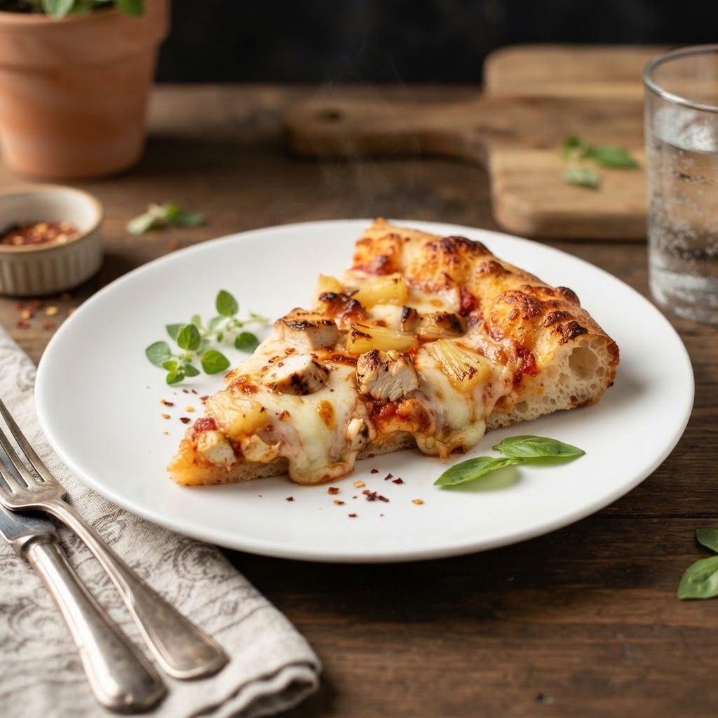 Large Hawaiian Chicken Pan Pizza (1 slice)