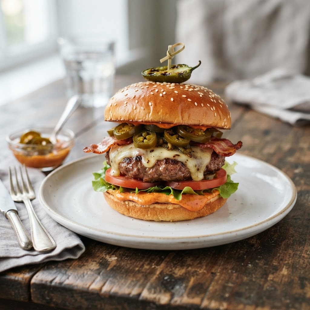 Jalapeño Kick Burger