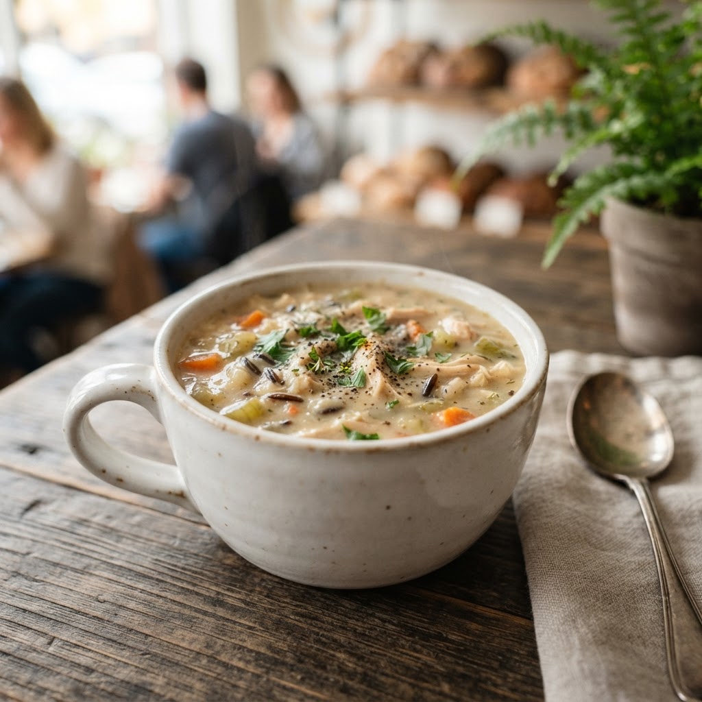 Cream of Chicken & Wild Rice Soup (cup)