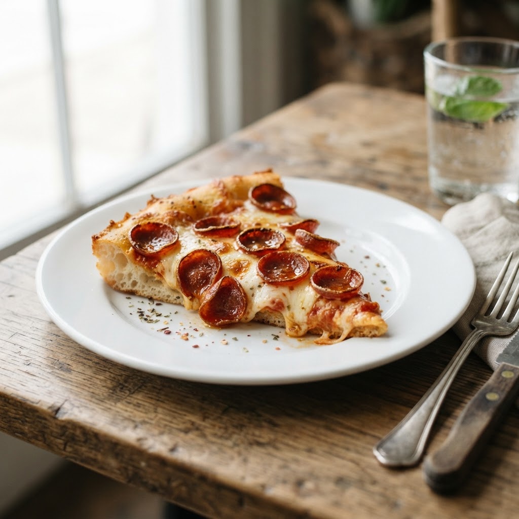 Medium Pepperoni Pan Pizza (1 slice)