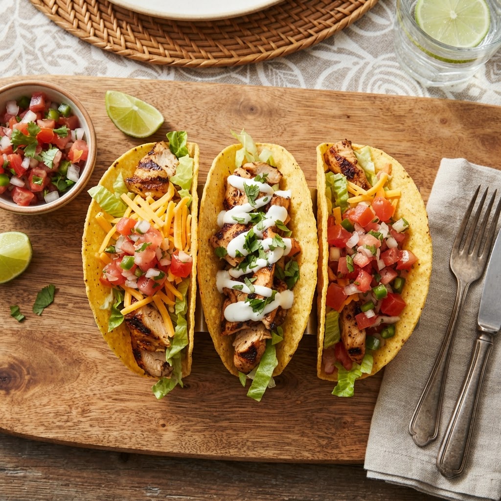 Chicken Tacos (3 ct)