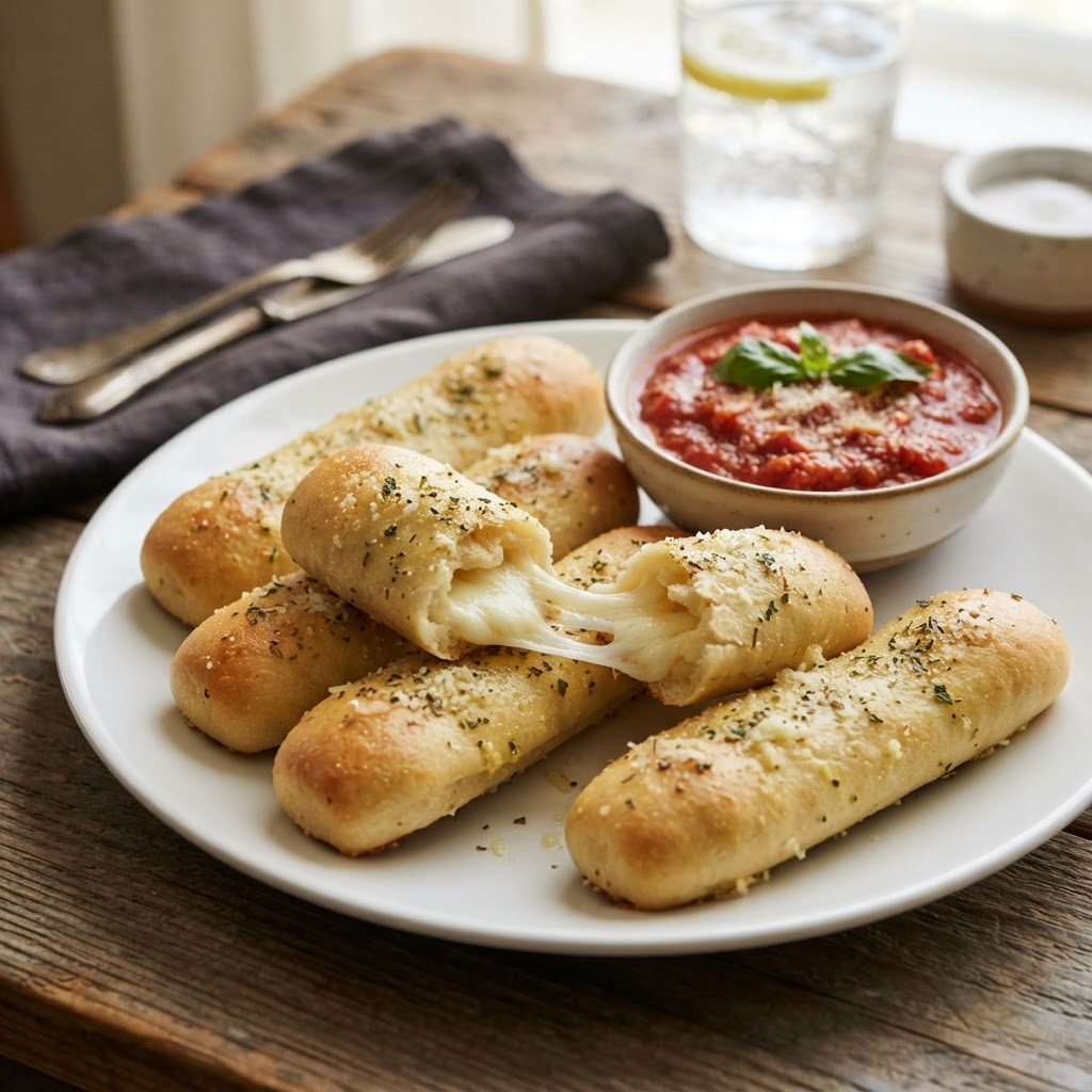 Stuffed Crazy Bread (3 sticks + sauce)