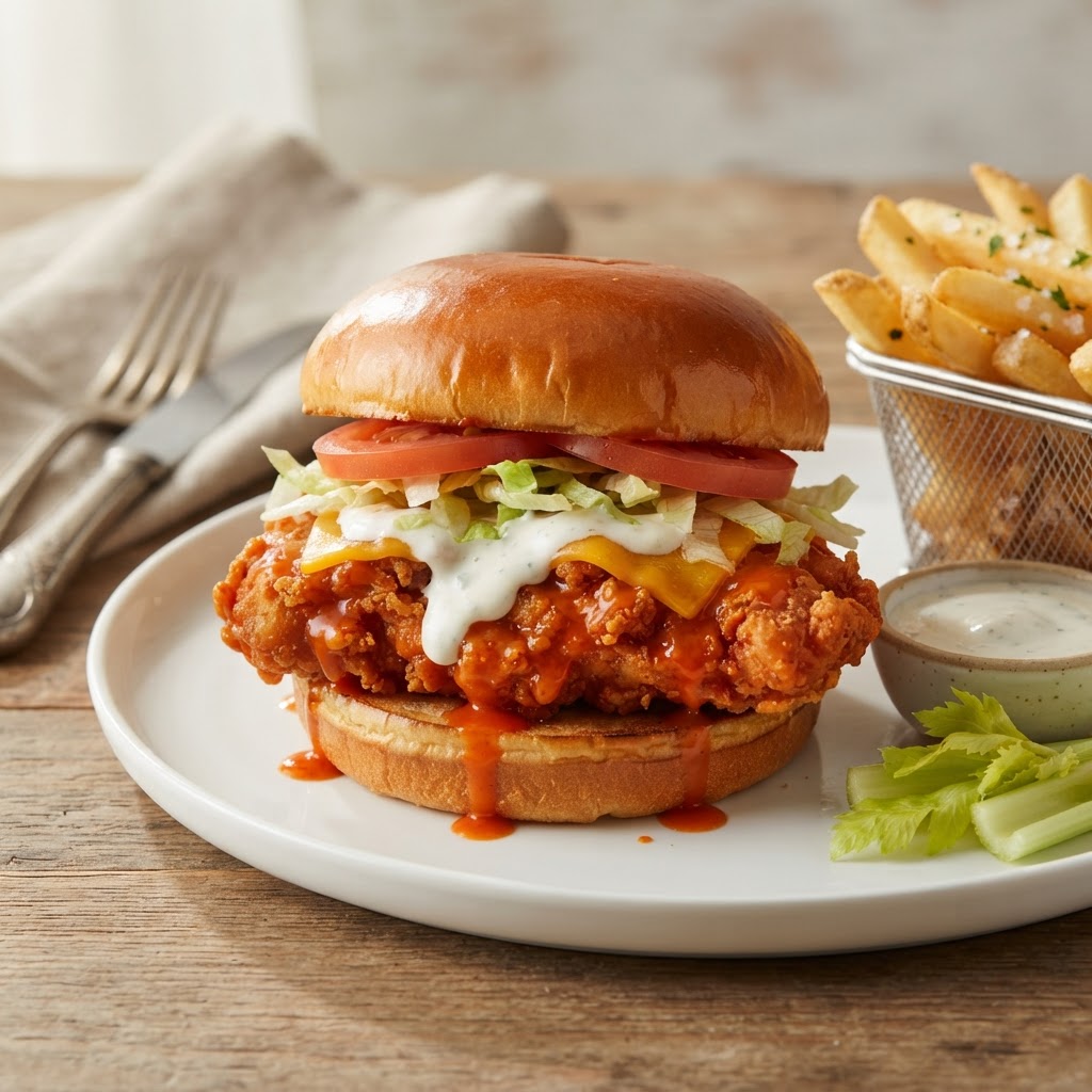 Buffalo Chicken Ranch Sandwich
