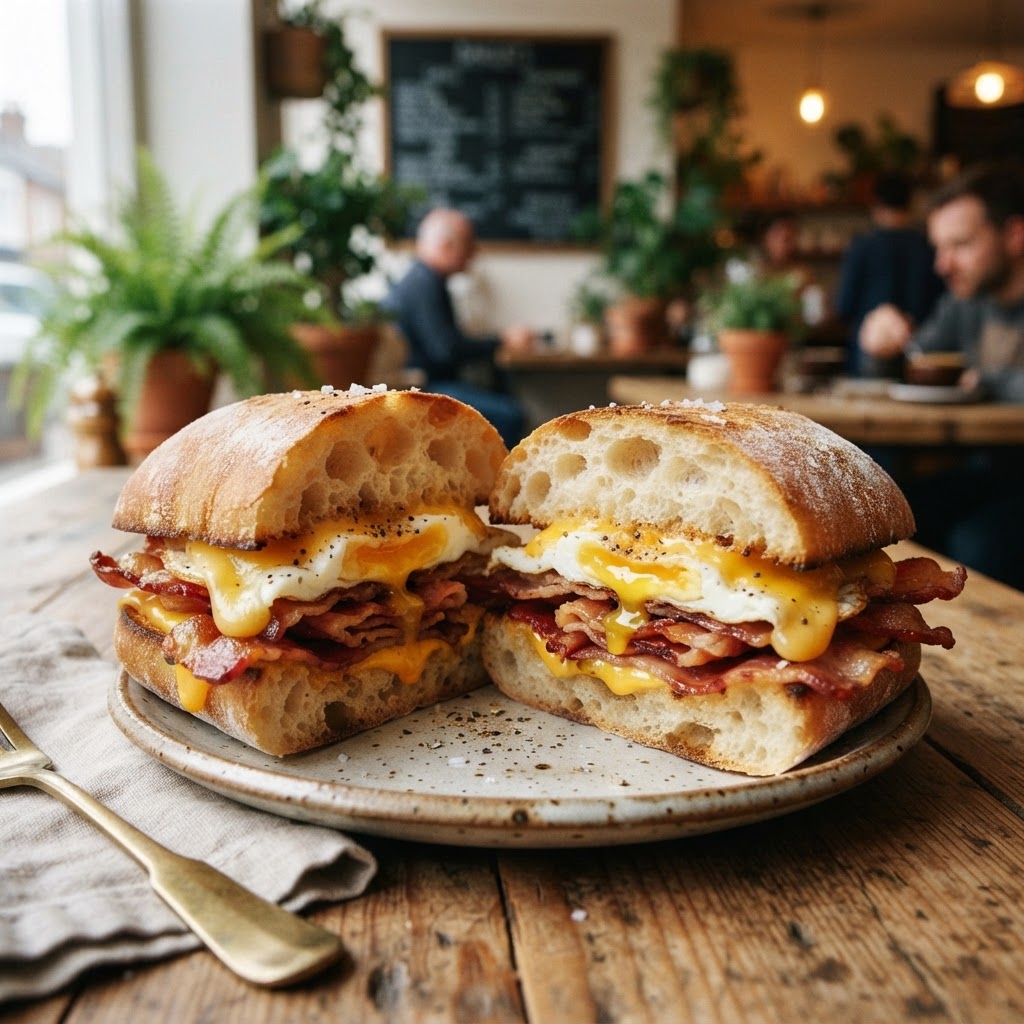 Bacon, Egg & Cheese Breakfast Sandwich