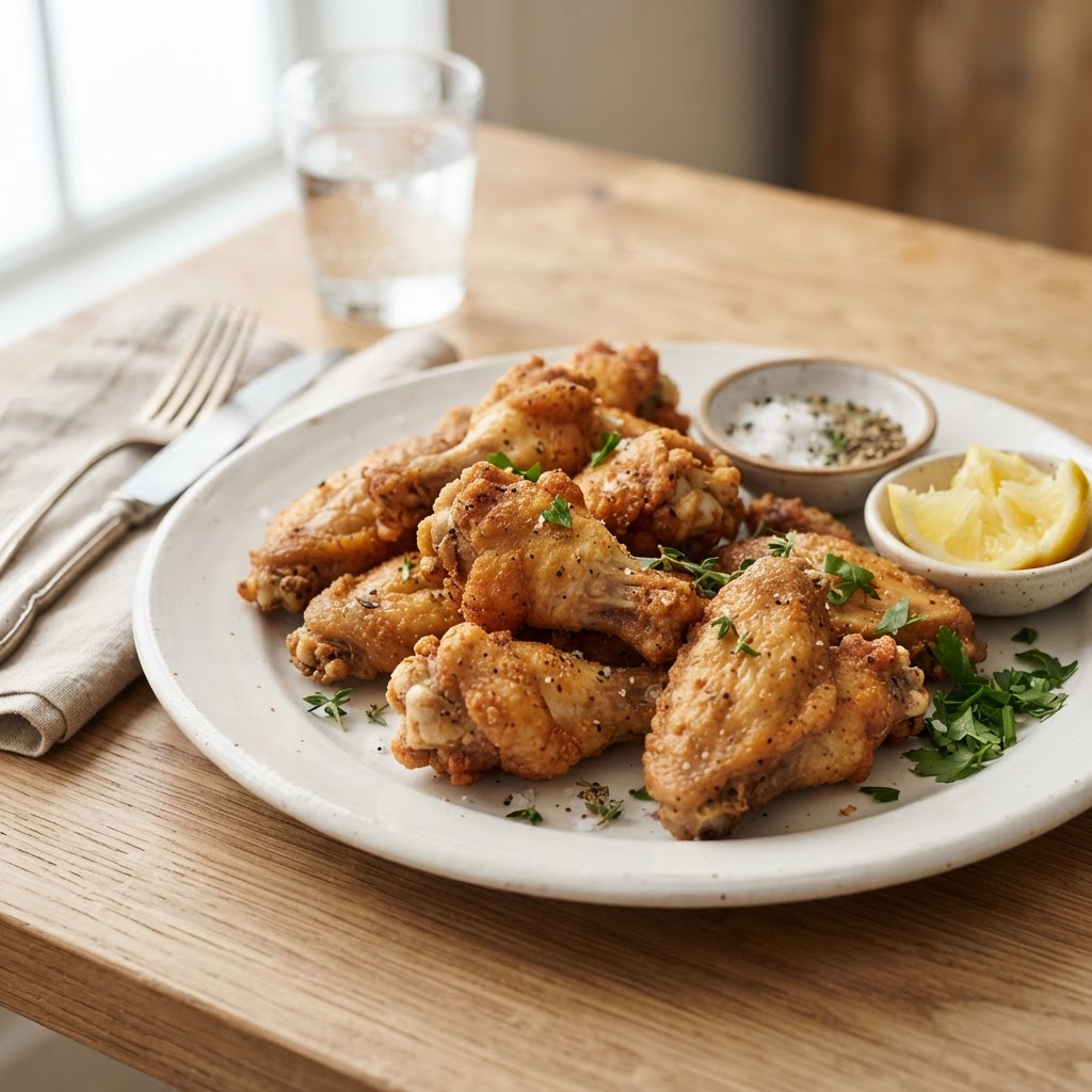 Traditional Wings — Plain (6 ct)