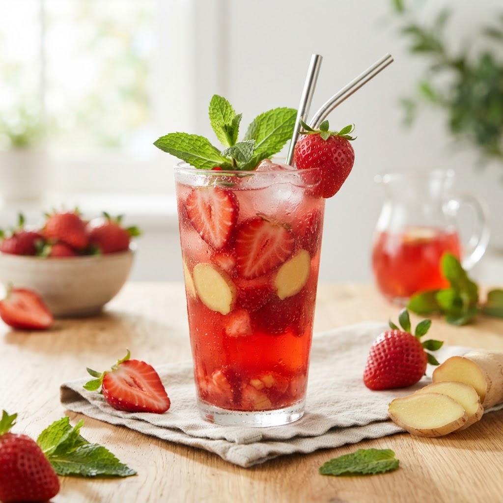 Strawberry Ginger (16oz)