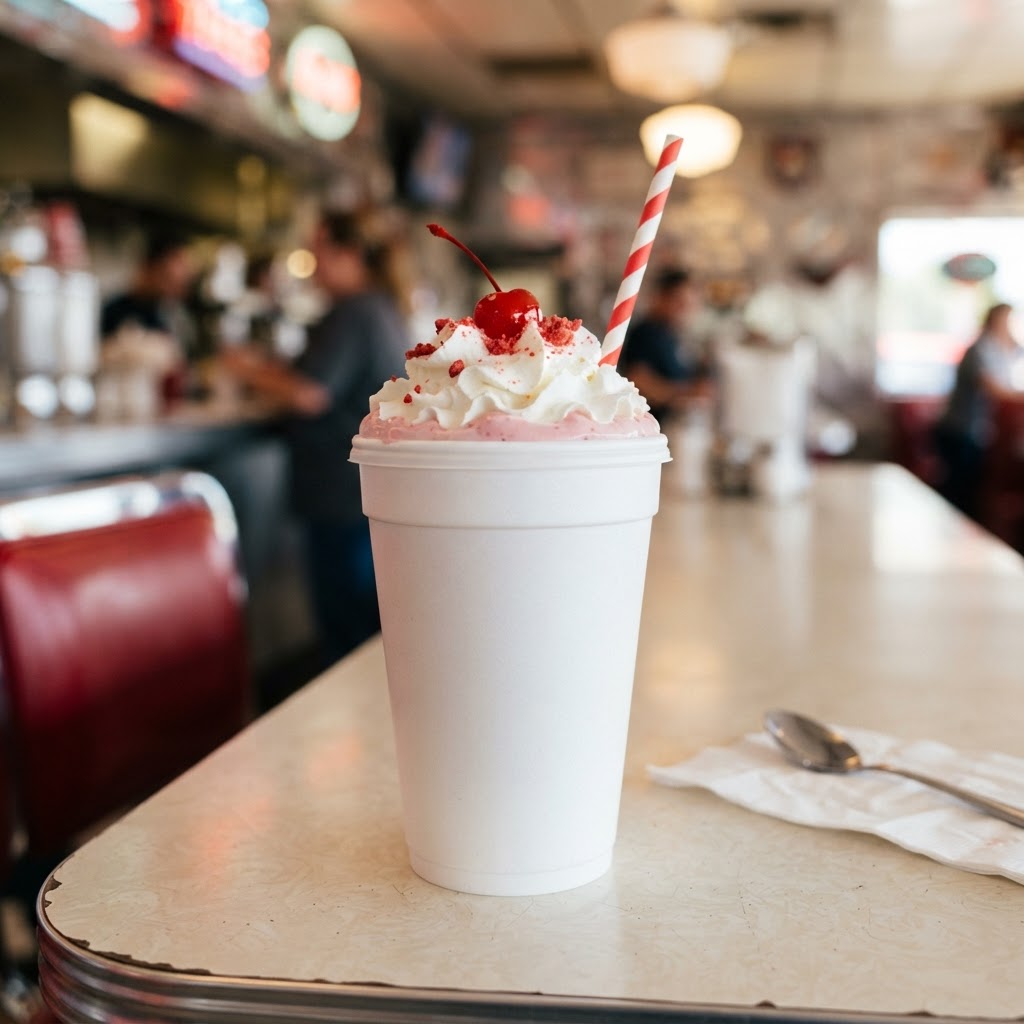 Medium Strawberry Shake (20 fl oz)