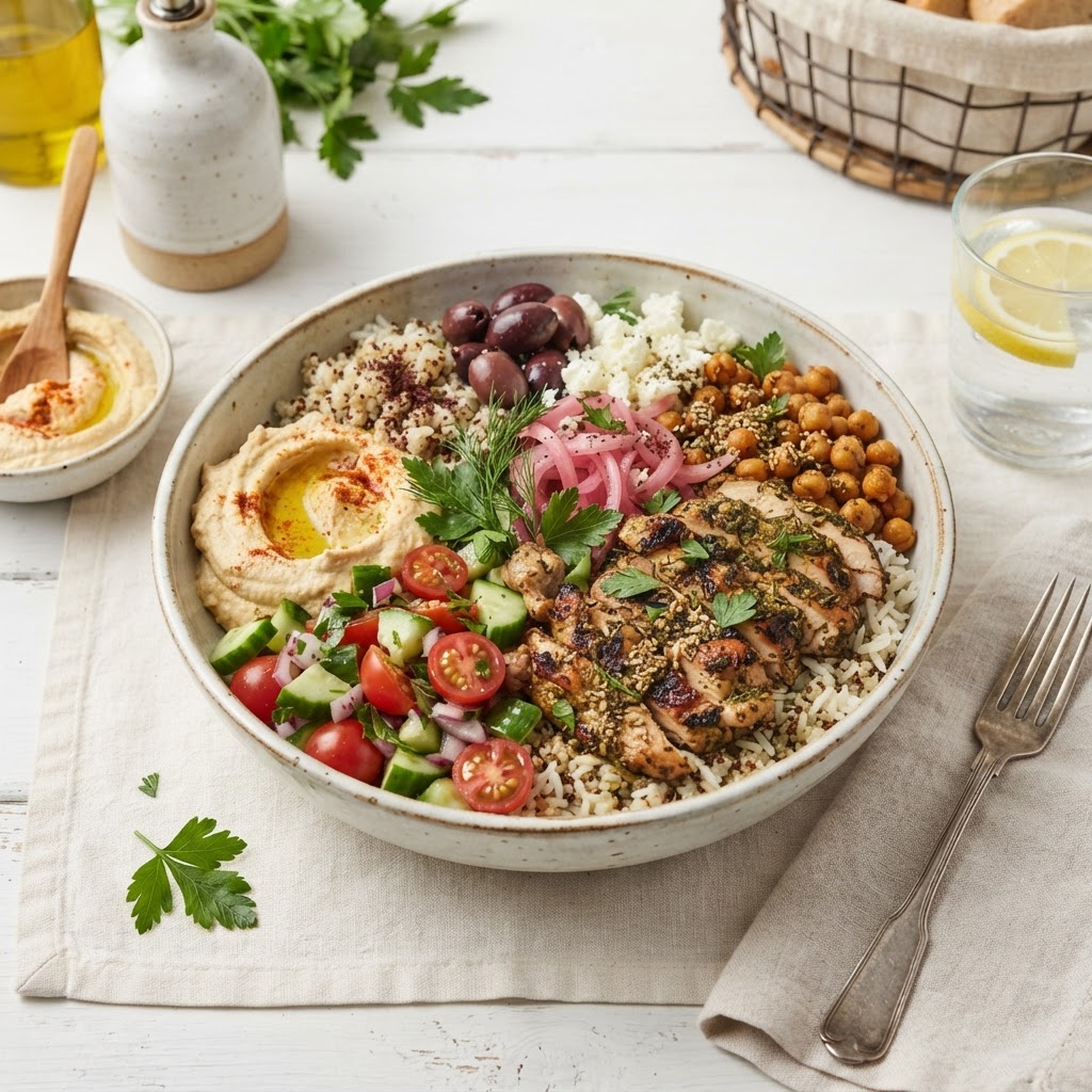 Mediterranean Market Bowl (select locations)