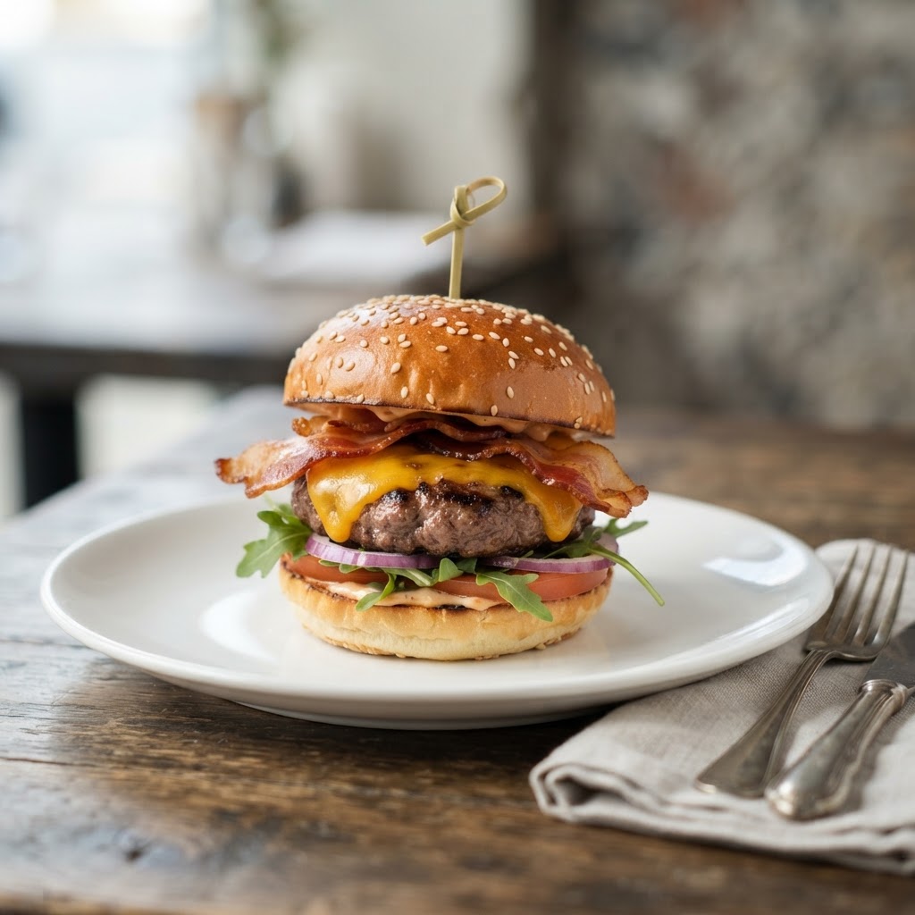 Jr. Bacon Cheeseburger