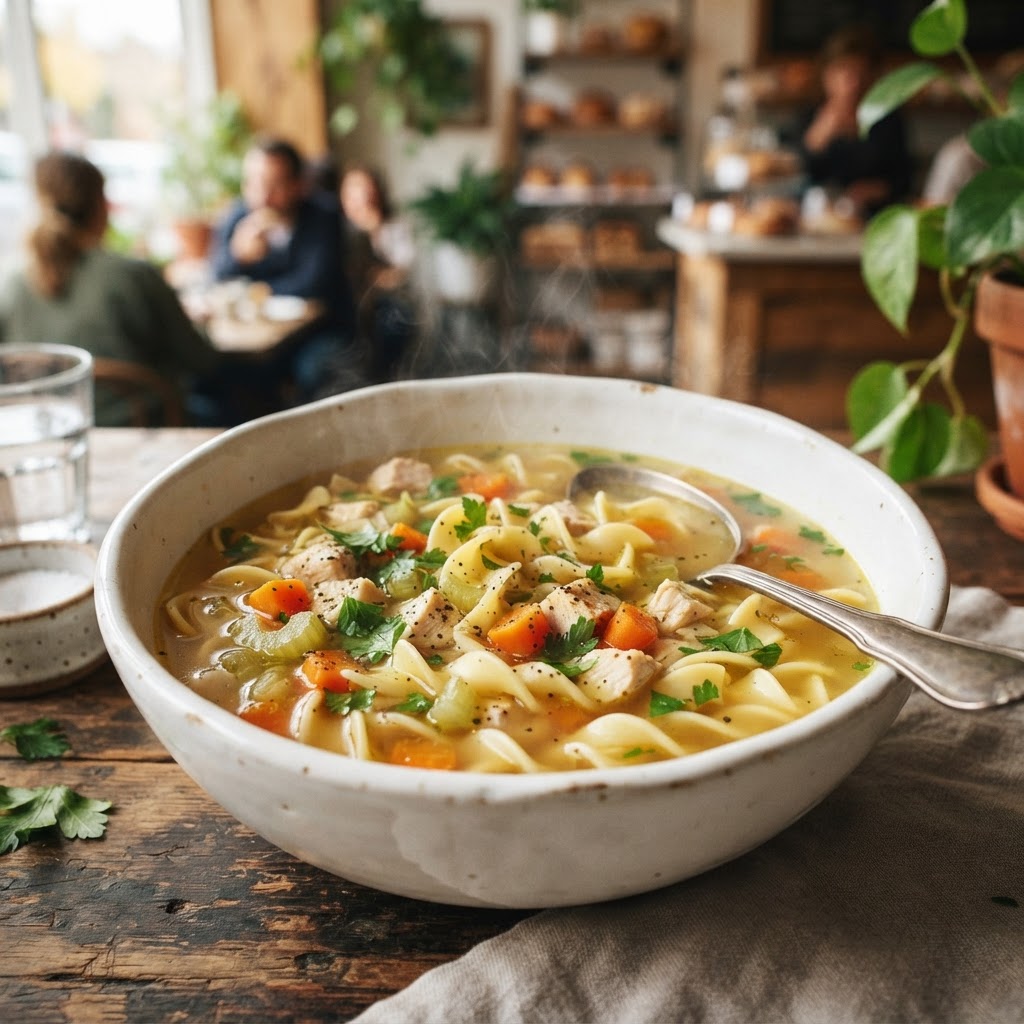 Homestyle Chicken Noodle Soup (bowl)