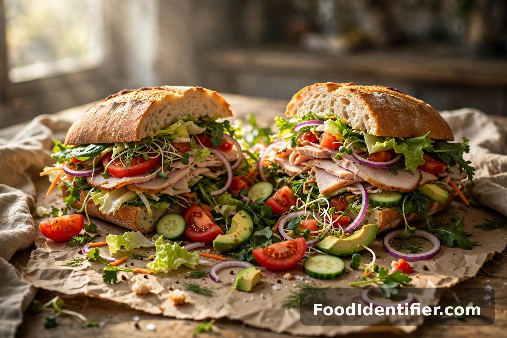 Low calorie Subway order — 6-inch turkey breast sandwich around 250 calories.