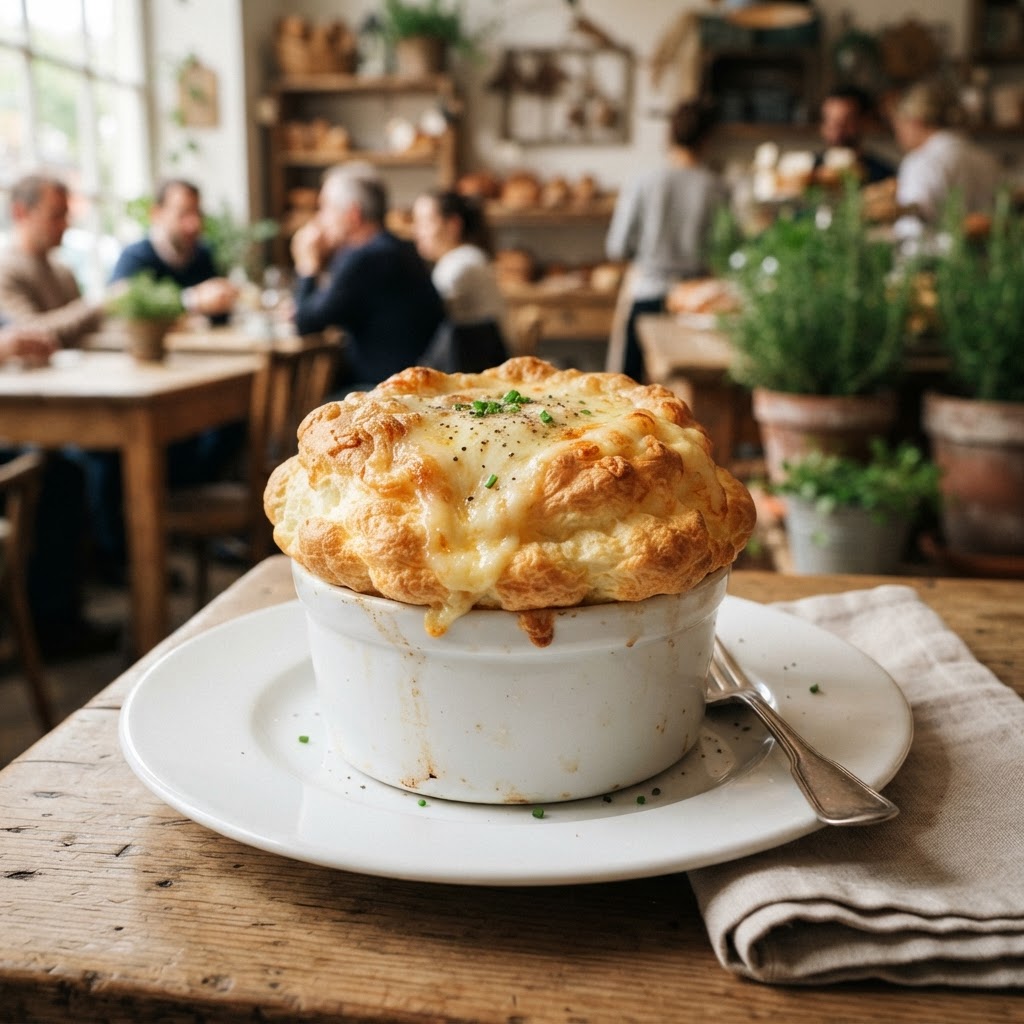 Four Cheese Soufflé