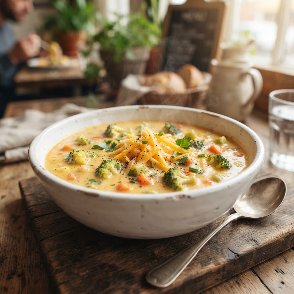 Broccoli Cheddar Soup (bowl)
