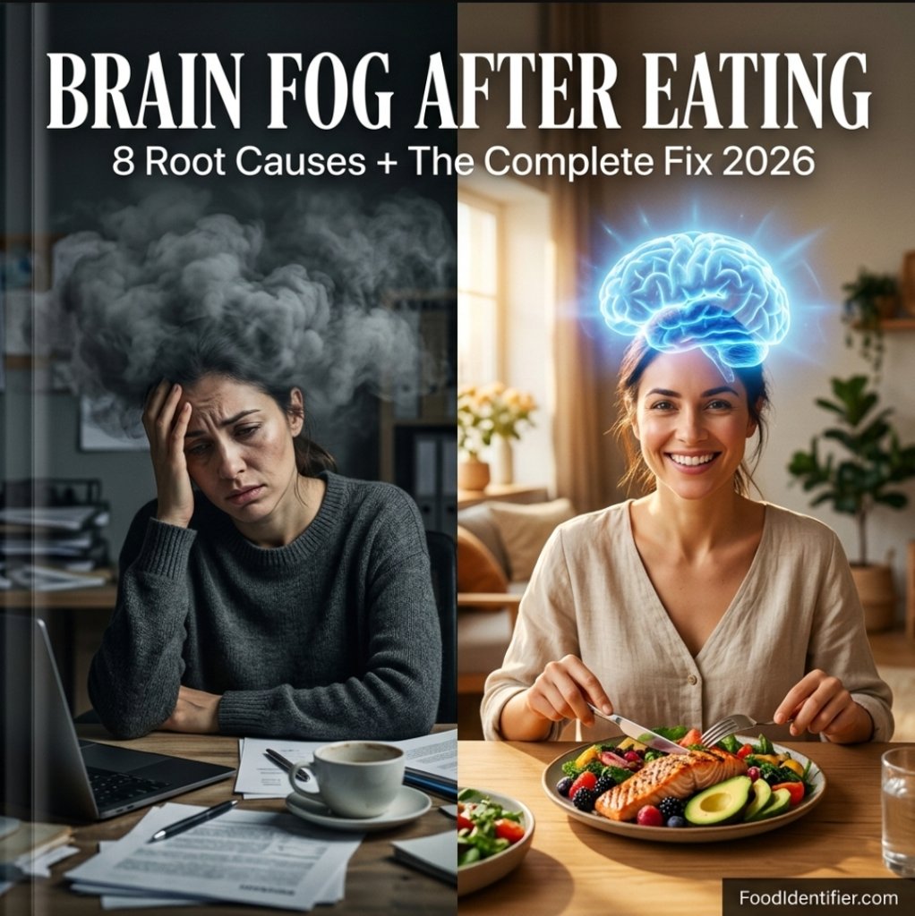 Brain Fog After Eating 8 Root Causes Complete Fix 2026 — FoodIdentifier.com