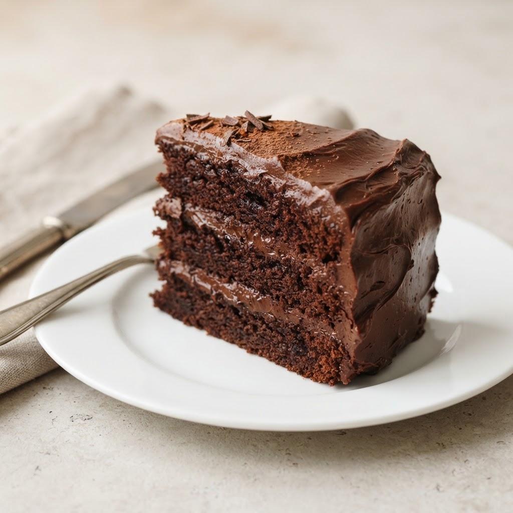 Chocolate Cake Slice