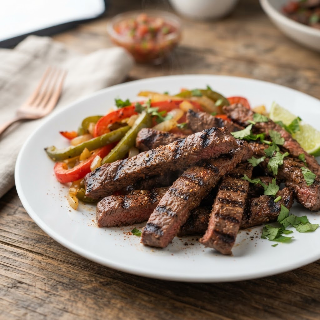 Grilled Steak (fajita meat)