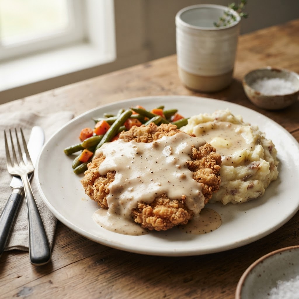 Country Fried Steak with Sawmill Gravy
