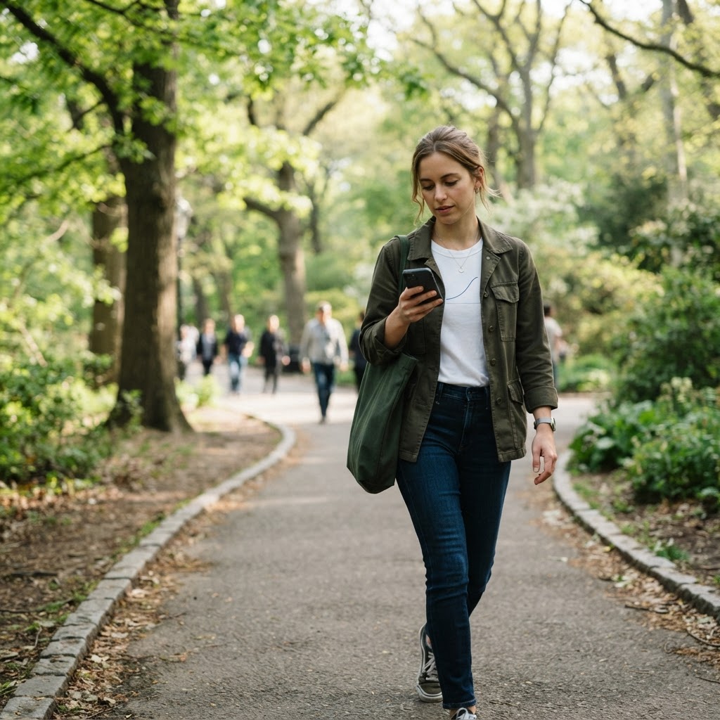 A post-meal walk flattens the blood sugar curve — muscles pull glucose from the bloodstream as you move.