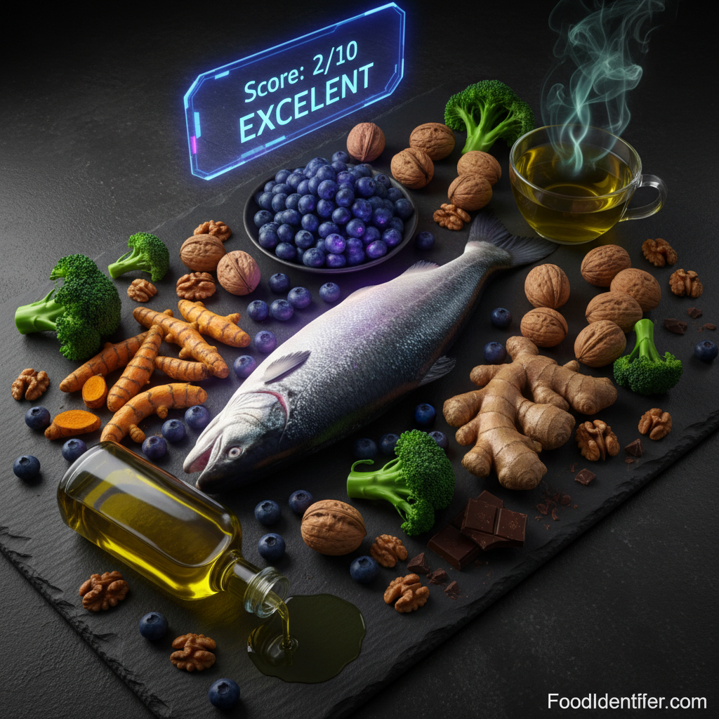 Anti-inflammatory diet 2026 — 30 best foods, 20 worst foods and 7-day meal plan — FoodIdentifier.com