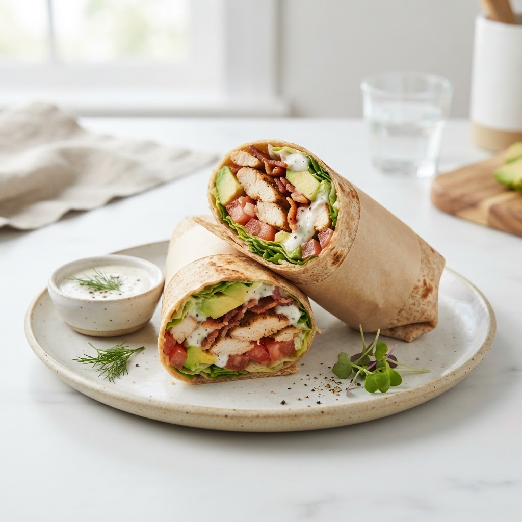 Cali Chicken Club Wrap
