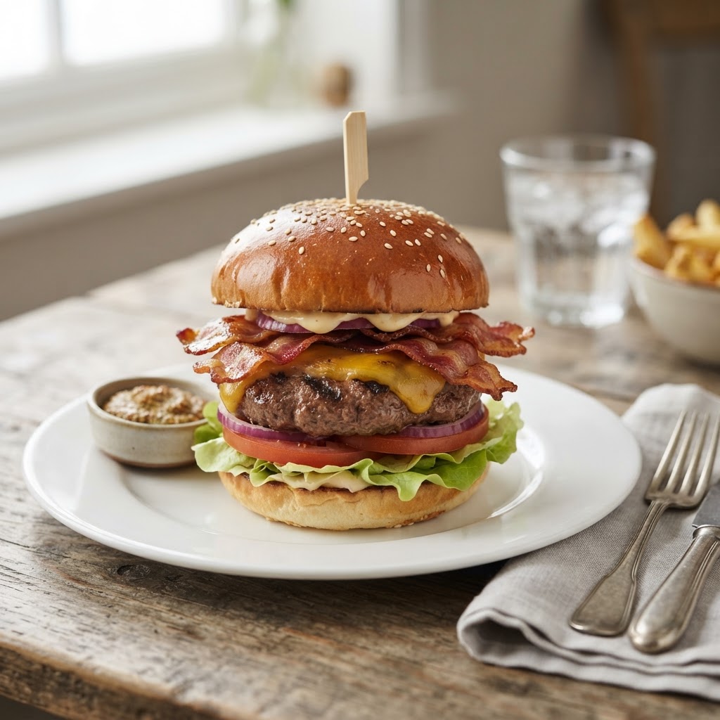 Bacon-Bacon Cheeseburger