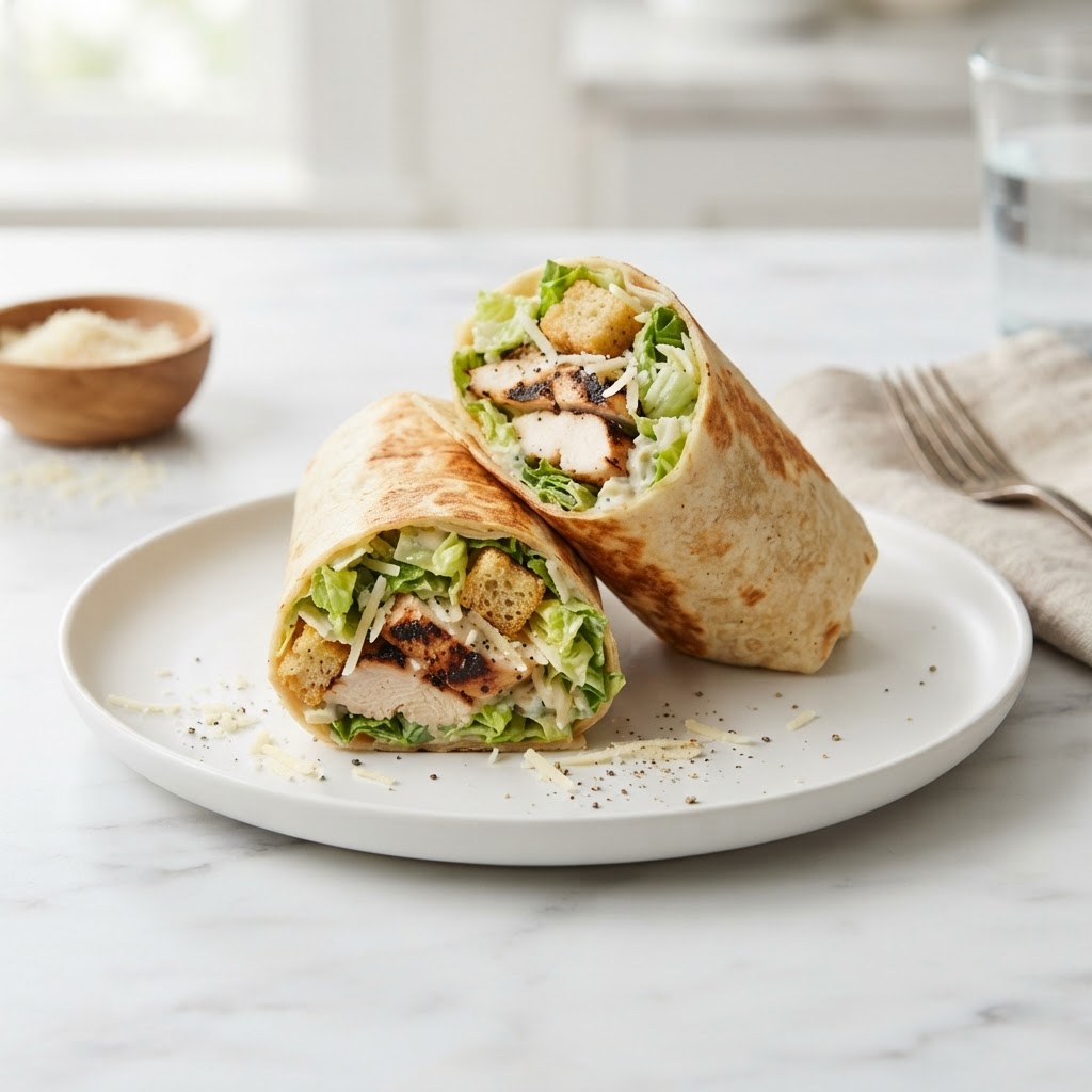 Classic Chicken Caesar Wrap