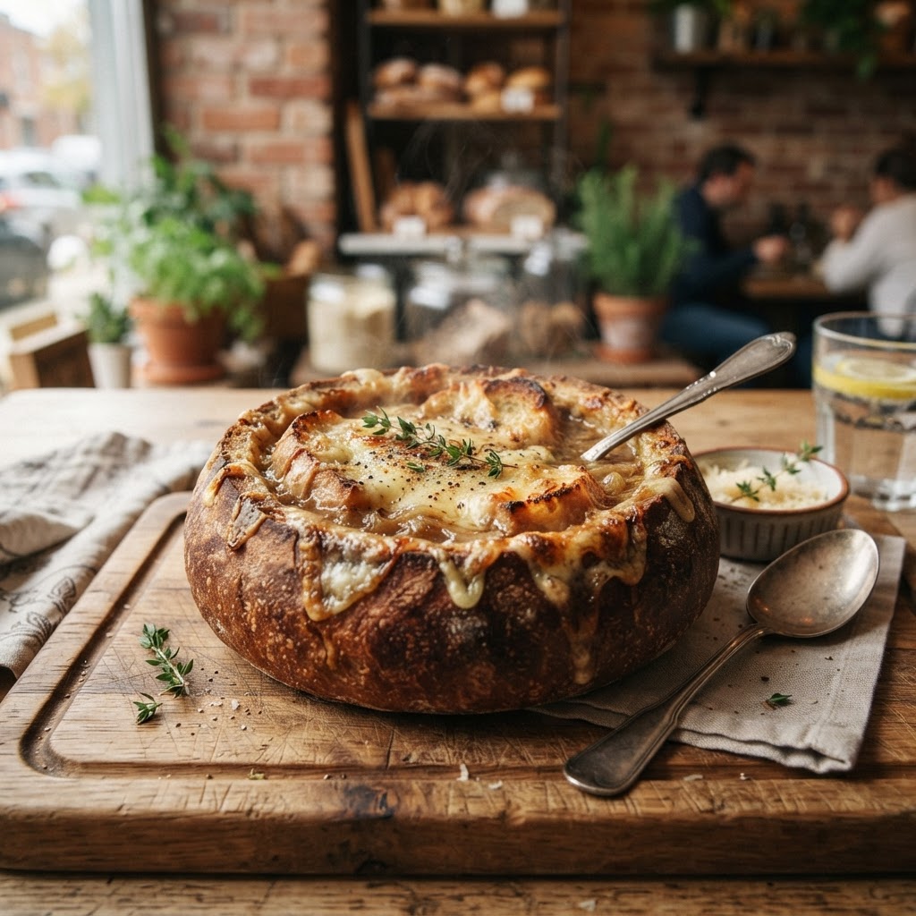 Bistro French Onion Soup (bread bowl)