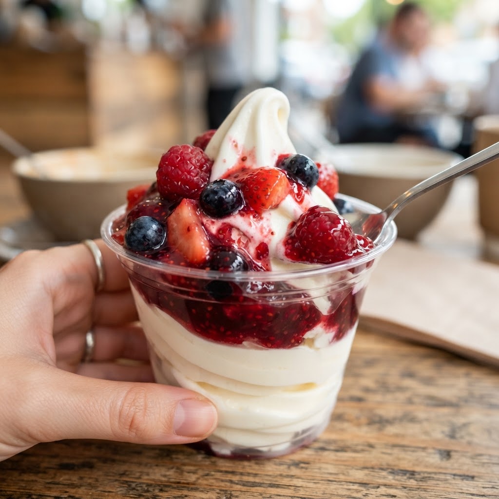 Ice Cream Sundae (with berries)