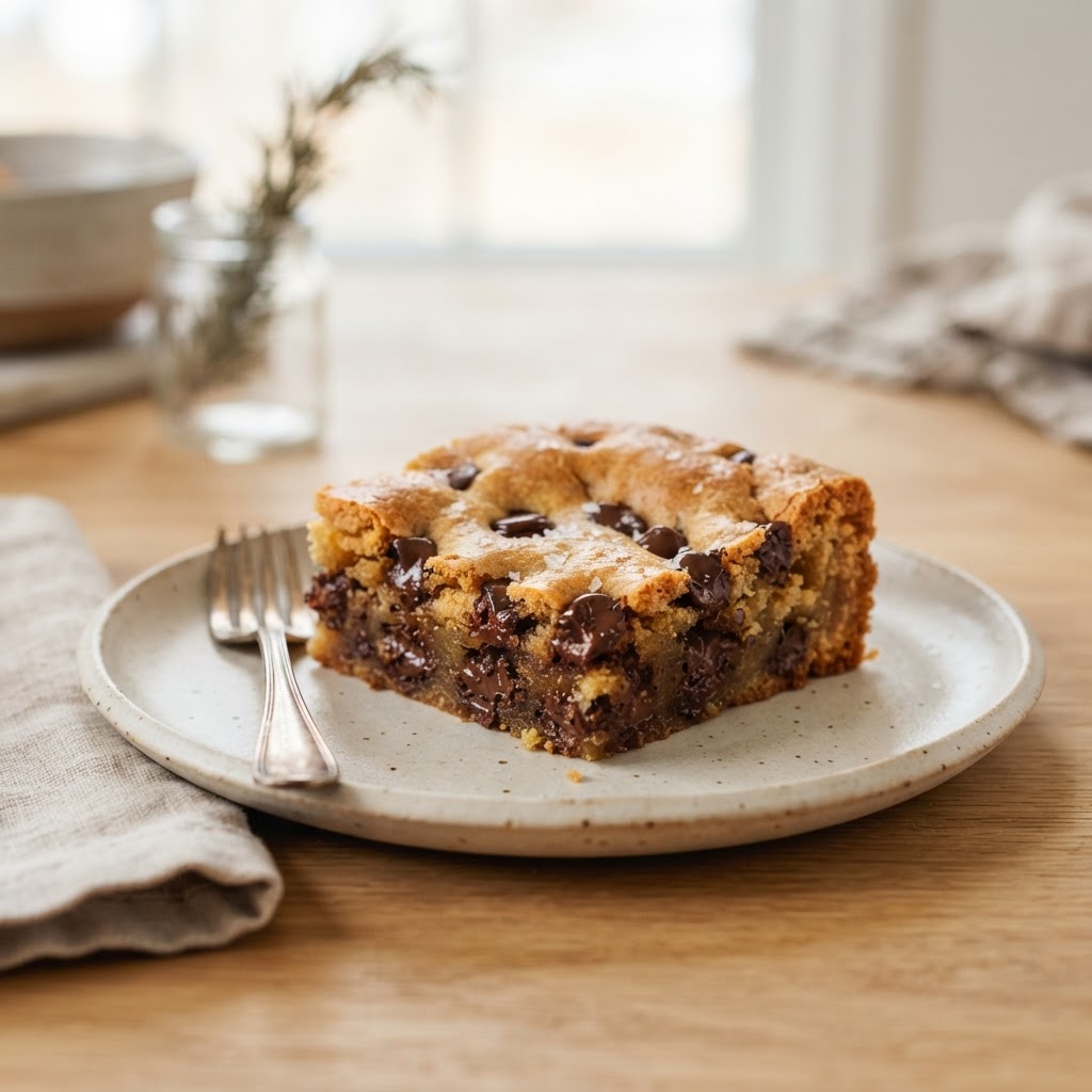 Greyston Chocolate Chip Blondie