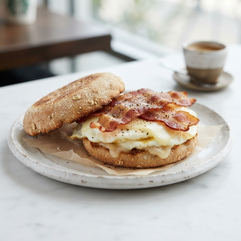Turkey Bacon & Egg White Sandwich