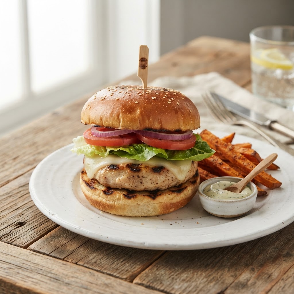 Grilled Turkey Burger