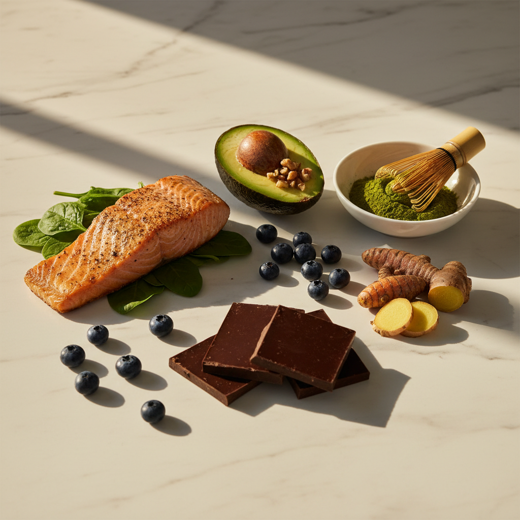 15 foods that lower cortisol naturally 2026 — science-backed guide — FoodIdentifier