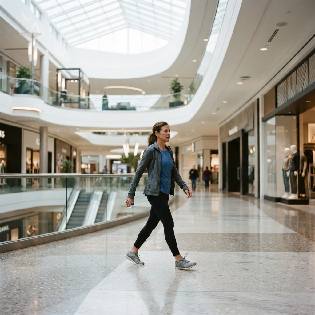 Bad weather plan: indoor laps, a mall, or a treadmill all count — the glucose effect doesn't care about scenery.