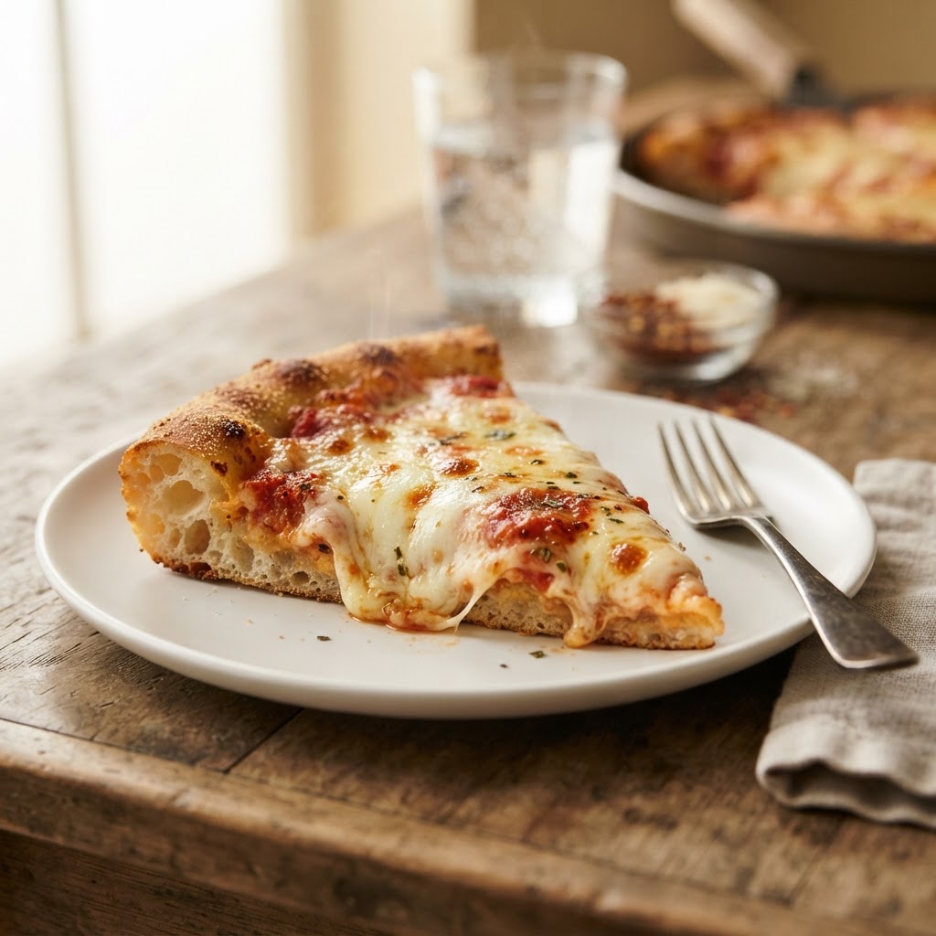 Medium Cheese Pan Pizza (1 slice)
