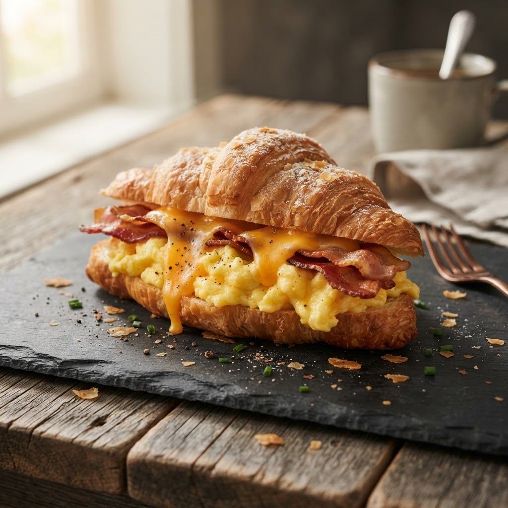 Bacon, Egg & Cheese Croissan'wich