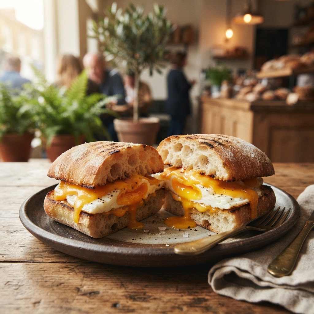 Egg & Cheese Breakfast Sandwich