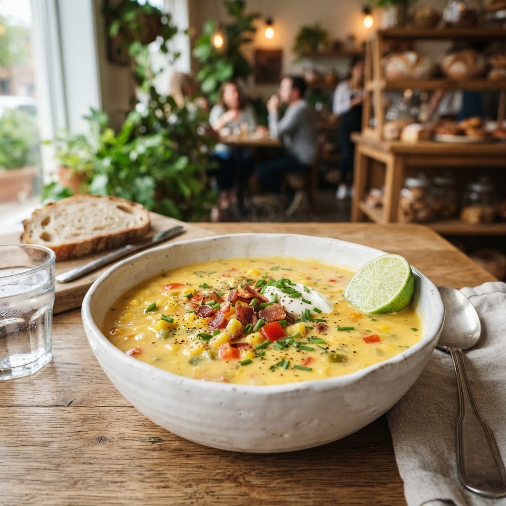 Summer Corn Chowder (bowl)