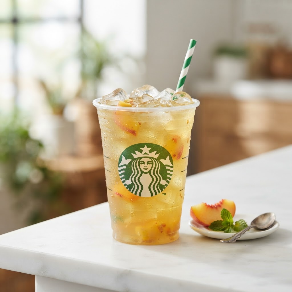 Iced Peach Green Tea Lemonade (Grande)