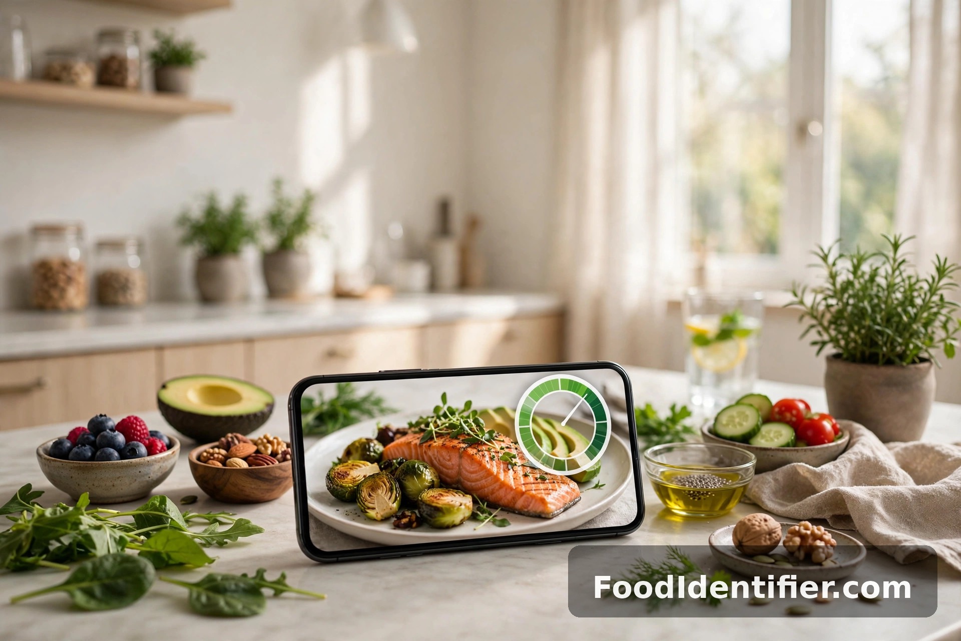 Blood sugar spike score — scanning a meal before eating to see its 1–100 score.