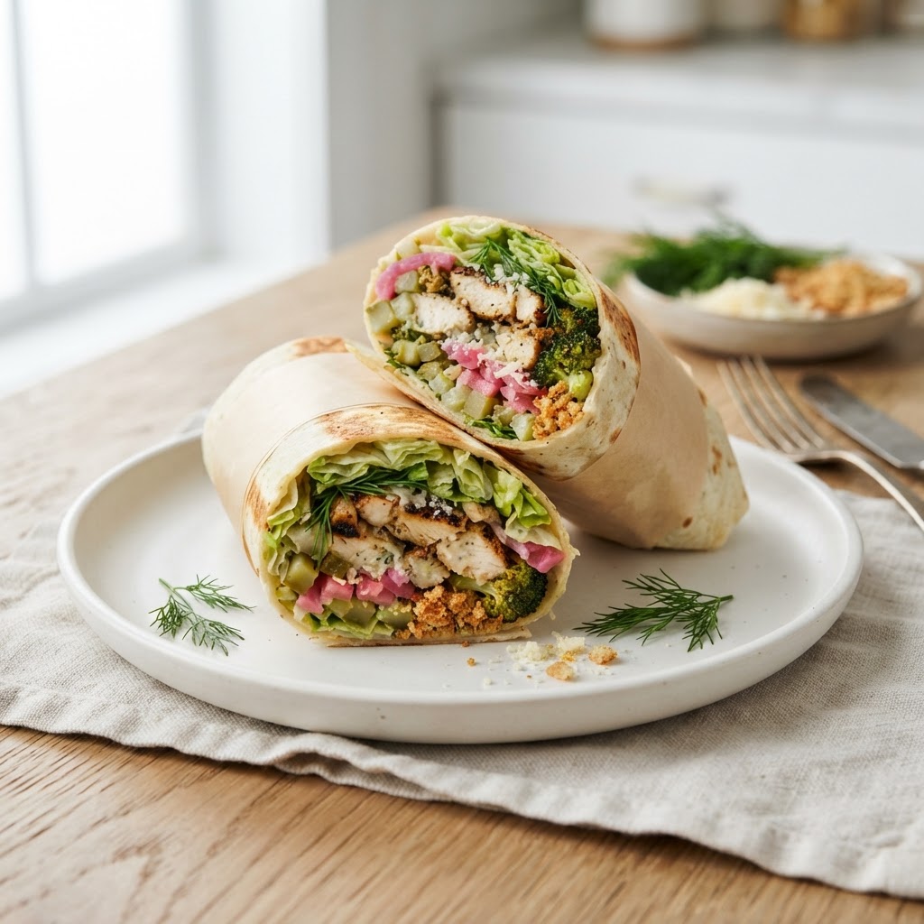 Molly's Big Dill Caesar Wrap