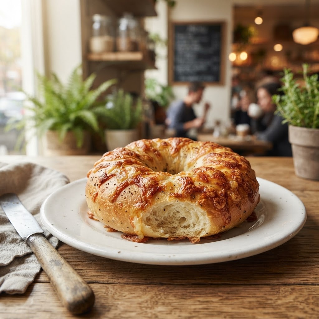 Asiago Cheese Bagel