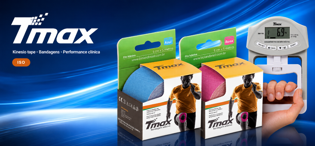 Tmax - Kinesio tape, Bandagens, Performance clínica