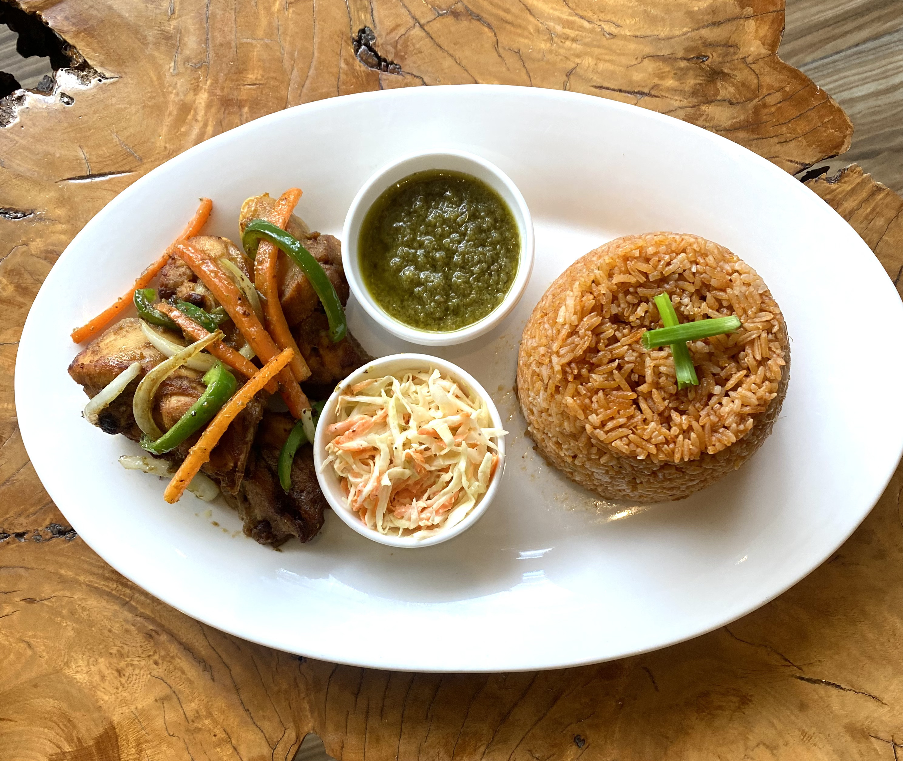 Jollof Rice & Grilled Chicken
