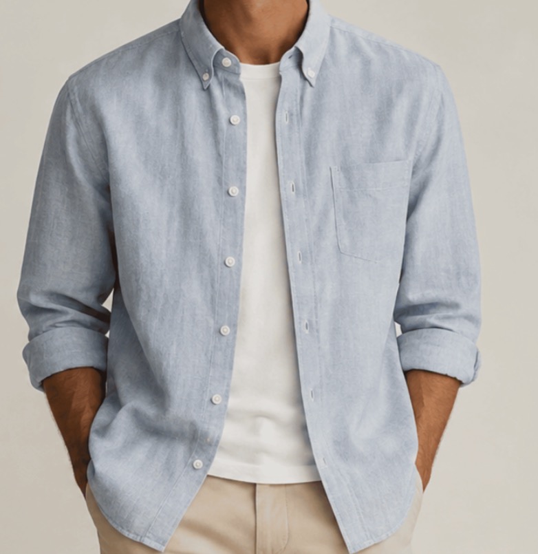 Linen Oxford Shirt