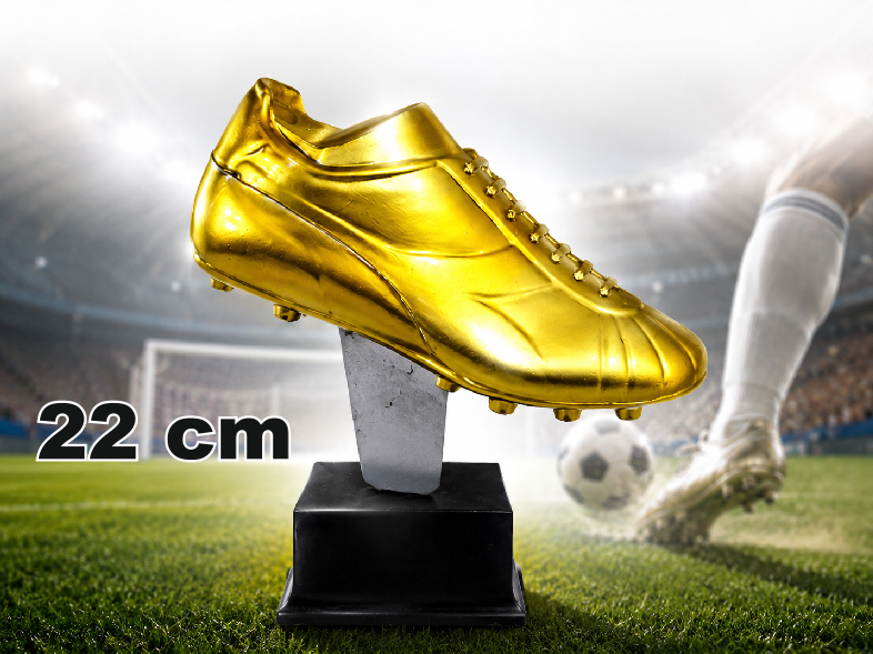 K1113 BOTIN GOLEADOR ALT 22cm PLASTICO FUTBOL