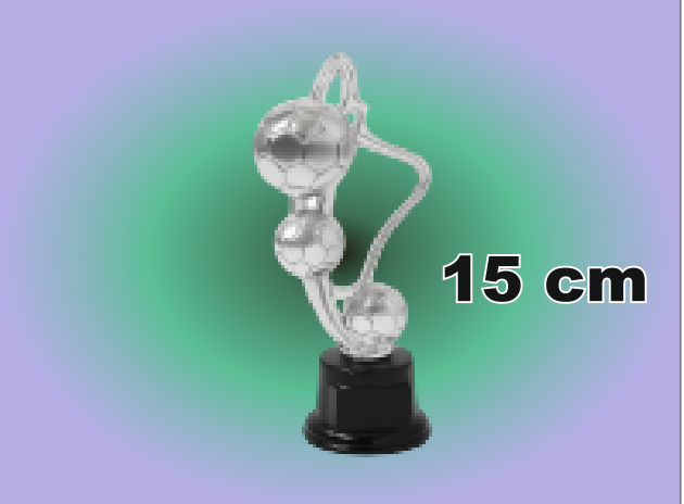 TROFEO FUTBOL 15 CM ALTURA
